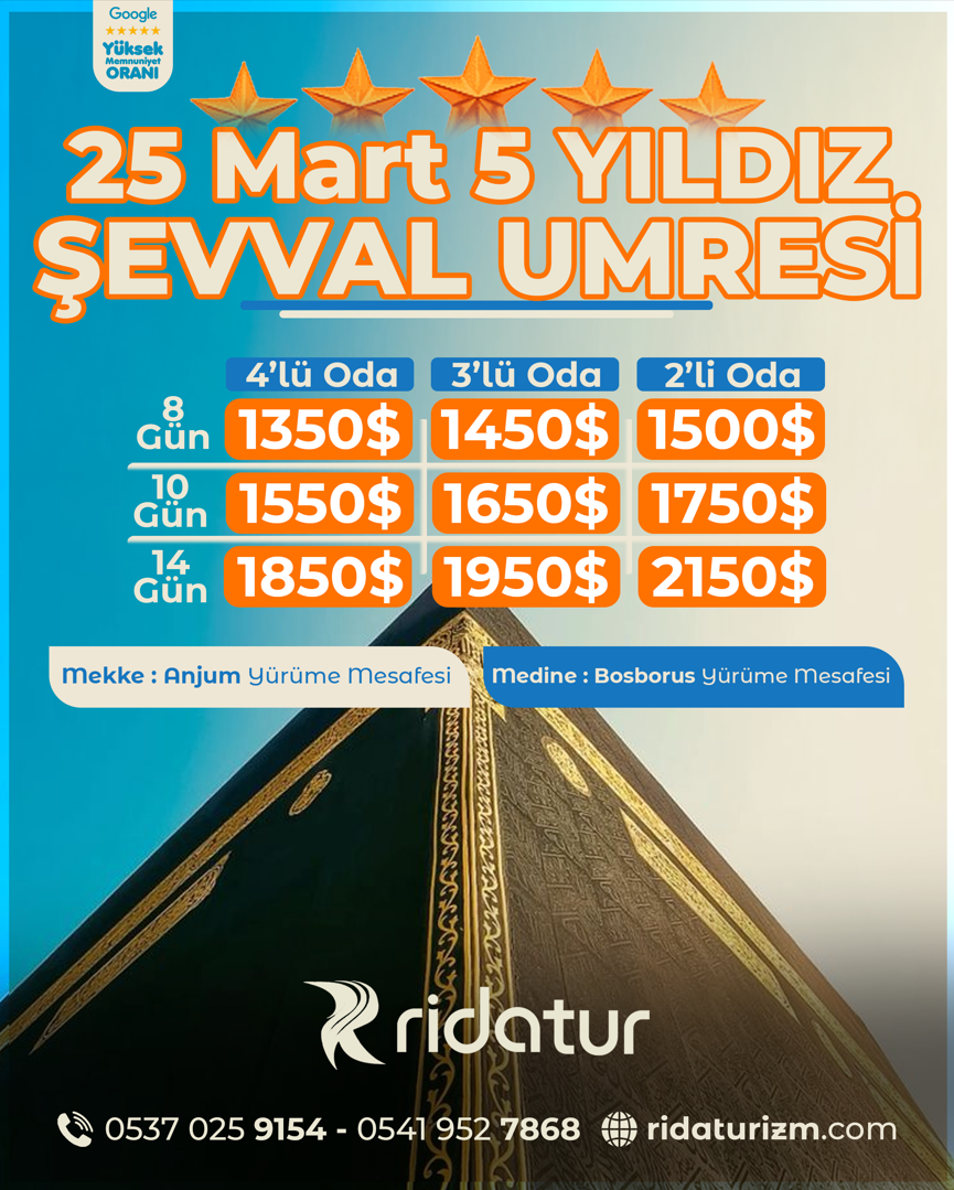 5 Yıldız Şevval Programı