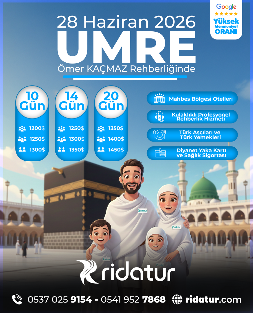 28 Haziran Umre Programı