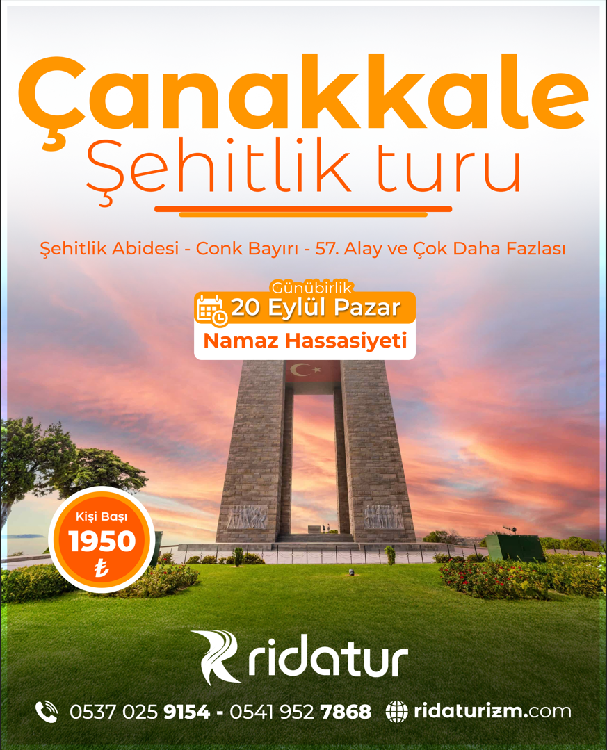 Çanakkale Şehitlik Turu